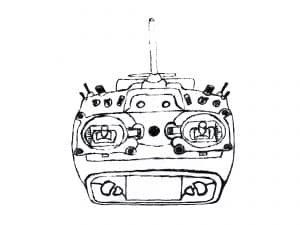 How far can drones be controlled : Controller