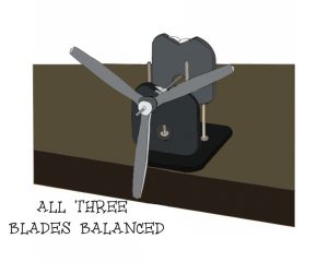Tri blade ( Balancing Propellers )