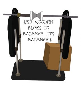 Wooden balancer ( Balancing propellers )