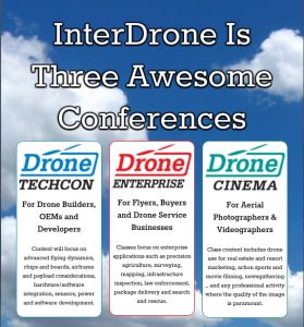InterDrone : 3 conferences